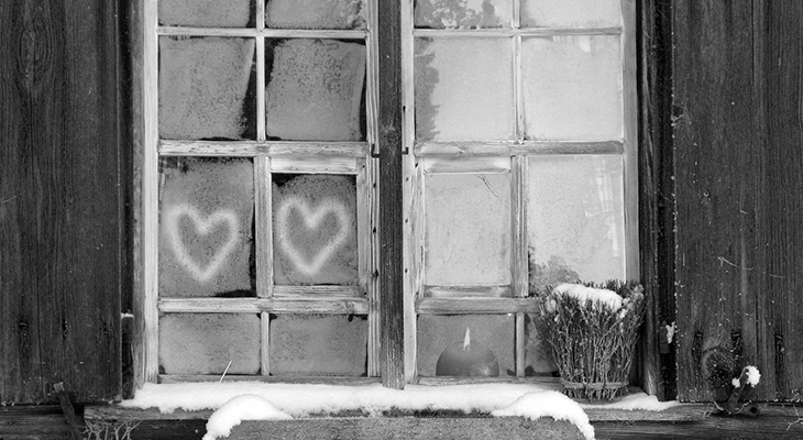 gefrorenes Fenster